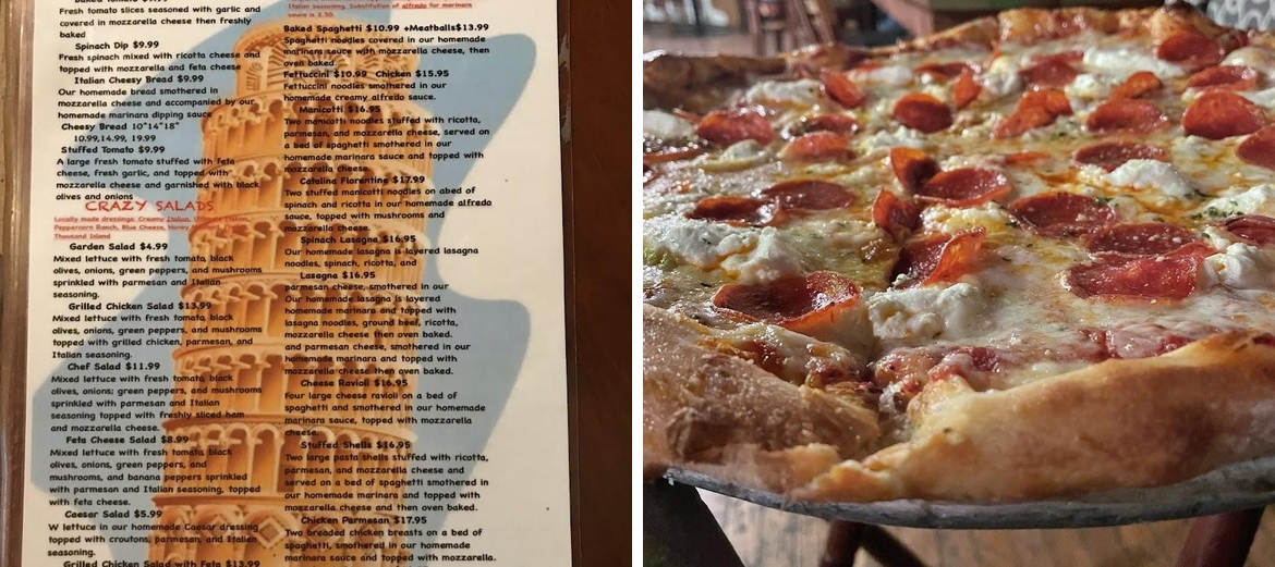 Crazy Tomato Menu